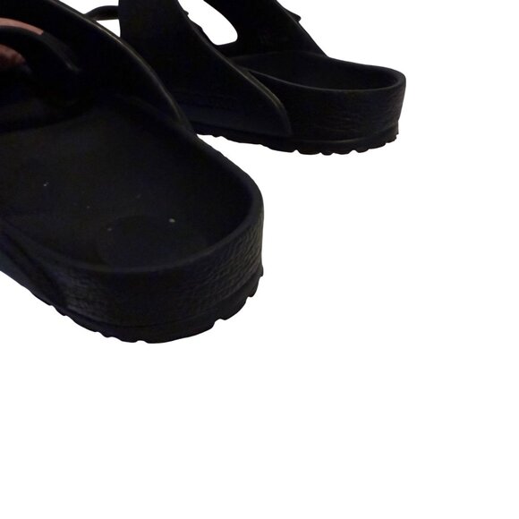 30 Youth 12 Birkenstock Arizona Essentials Black EVA Sandals Slides - Picture 6 of 9